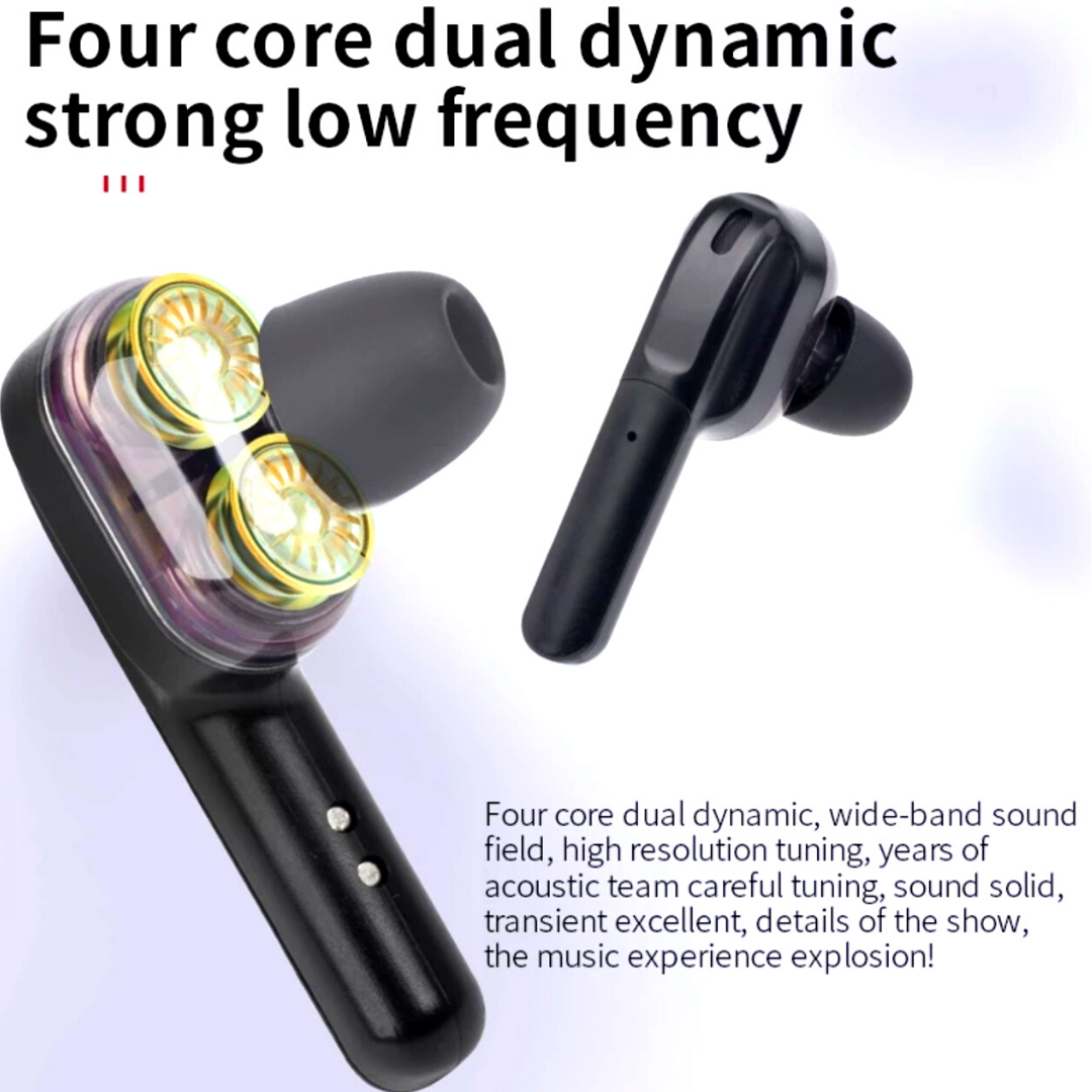 Waterproof Bluetooth 5.1 Earbuds Stereo Sport Wireless Headphones in Ear Headset