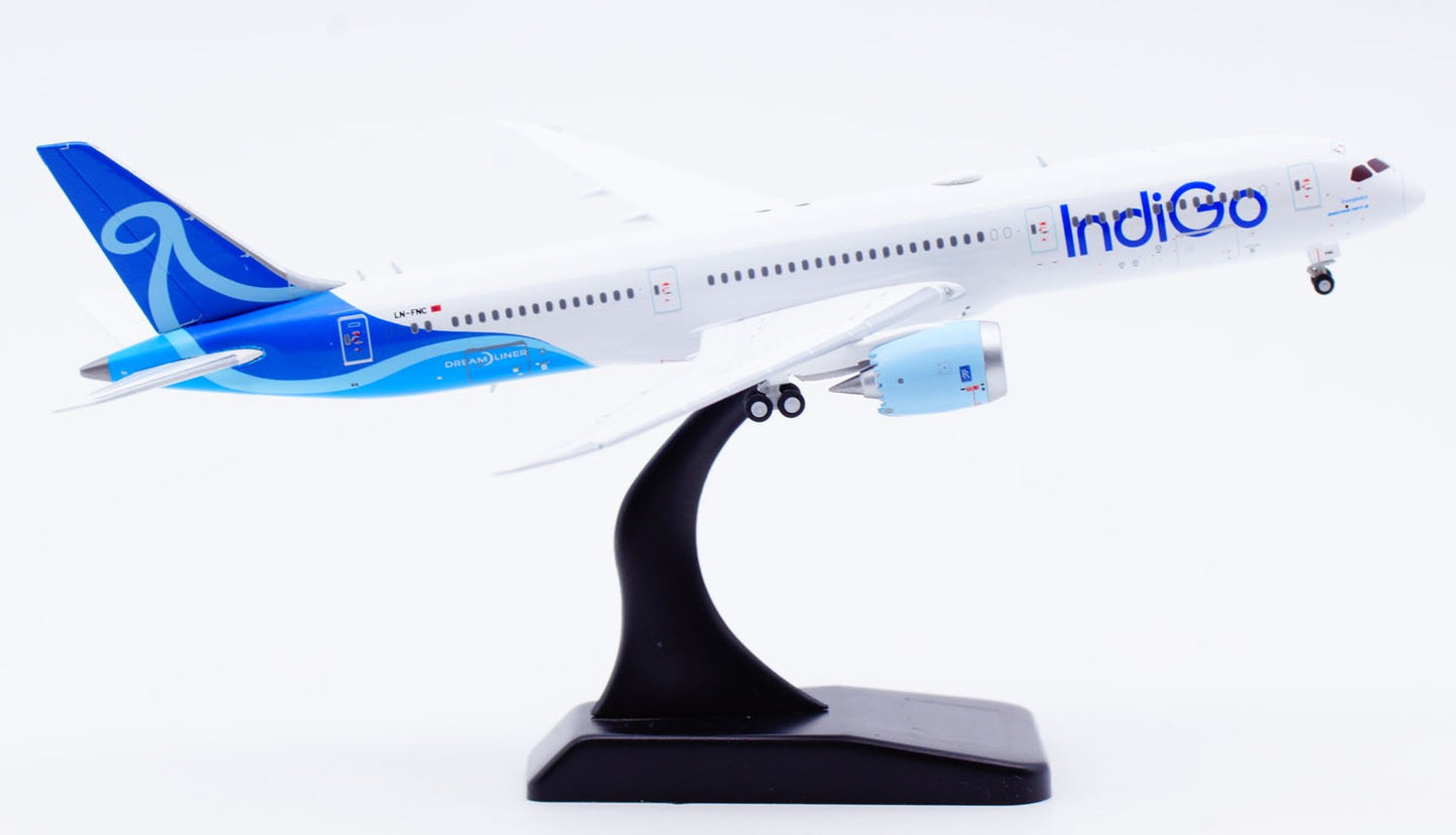 1:400 JC Wings Indigo B787-9 LN-FNC Passenger Airplane Diecast Aircraft Model