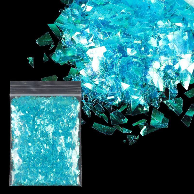 Nail Art Decor 10g Holographic Irregular Sequins Glitter Sparkly Colorful Flakes