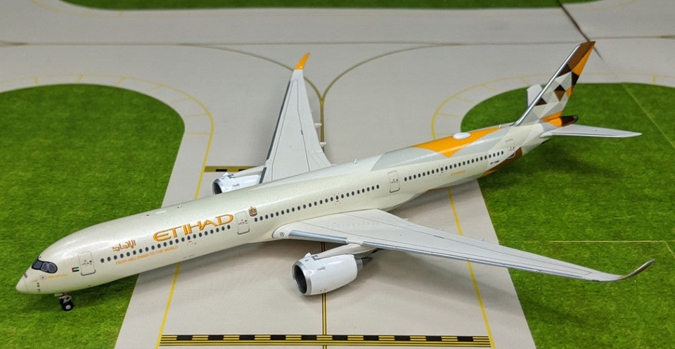 1:400 JC Wings ETIHAD AIRBUS A350-1000 Passenger Airplane Diecast Aircraft Model