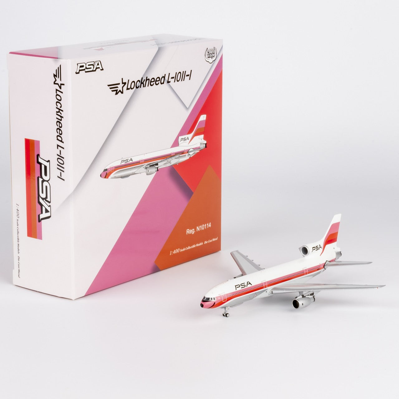 1:400 NGmodels PSA Airlines Lockheed L-1011-1 Passenger Diecast Airplane Model