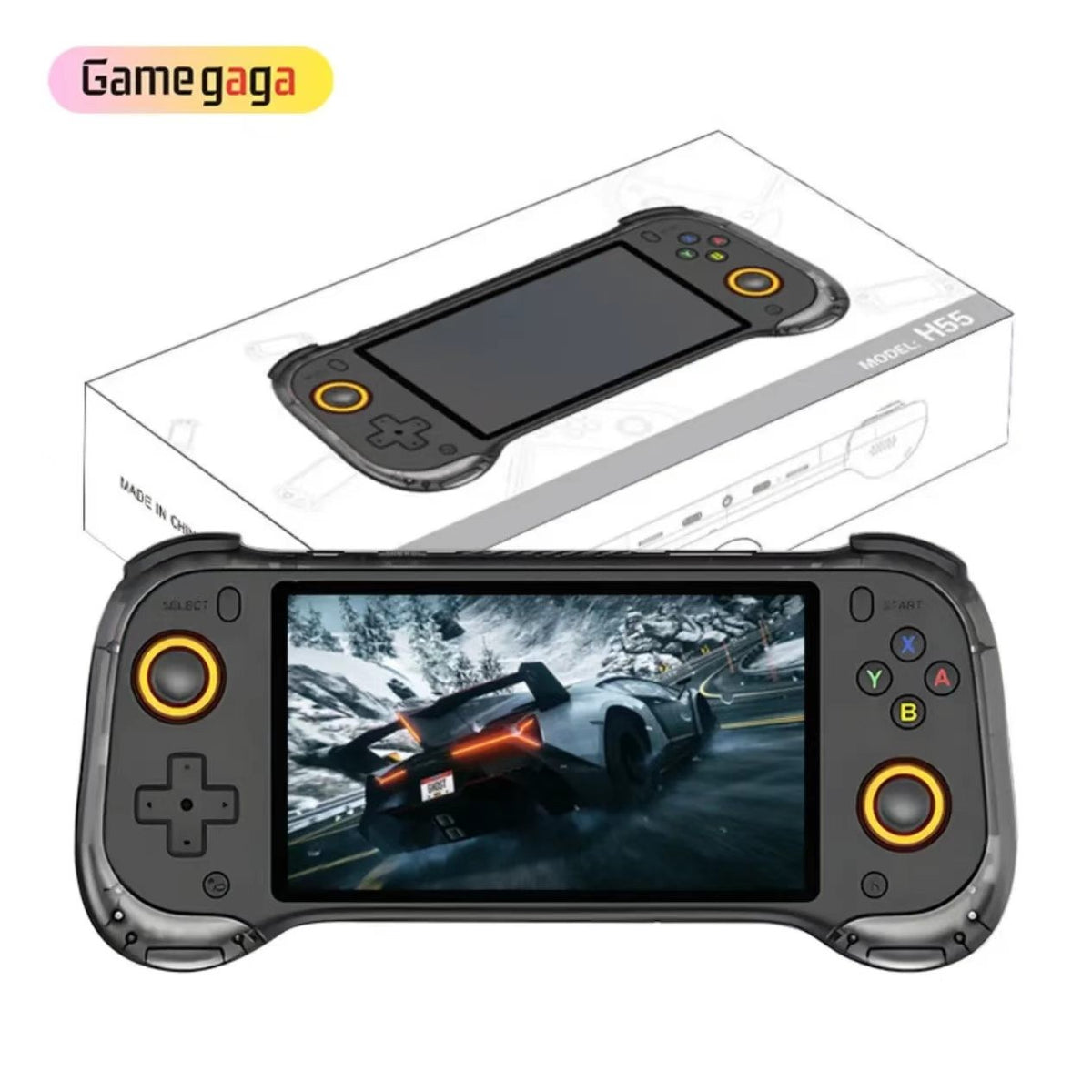 H55 Handheld Game Console Screen Linux Portable Retro Classic Video Game Player