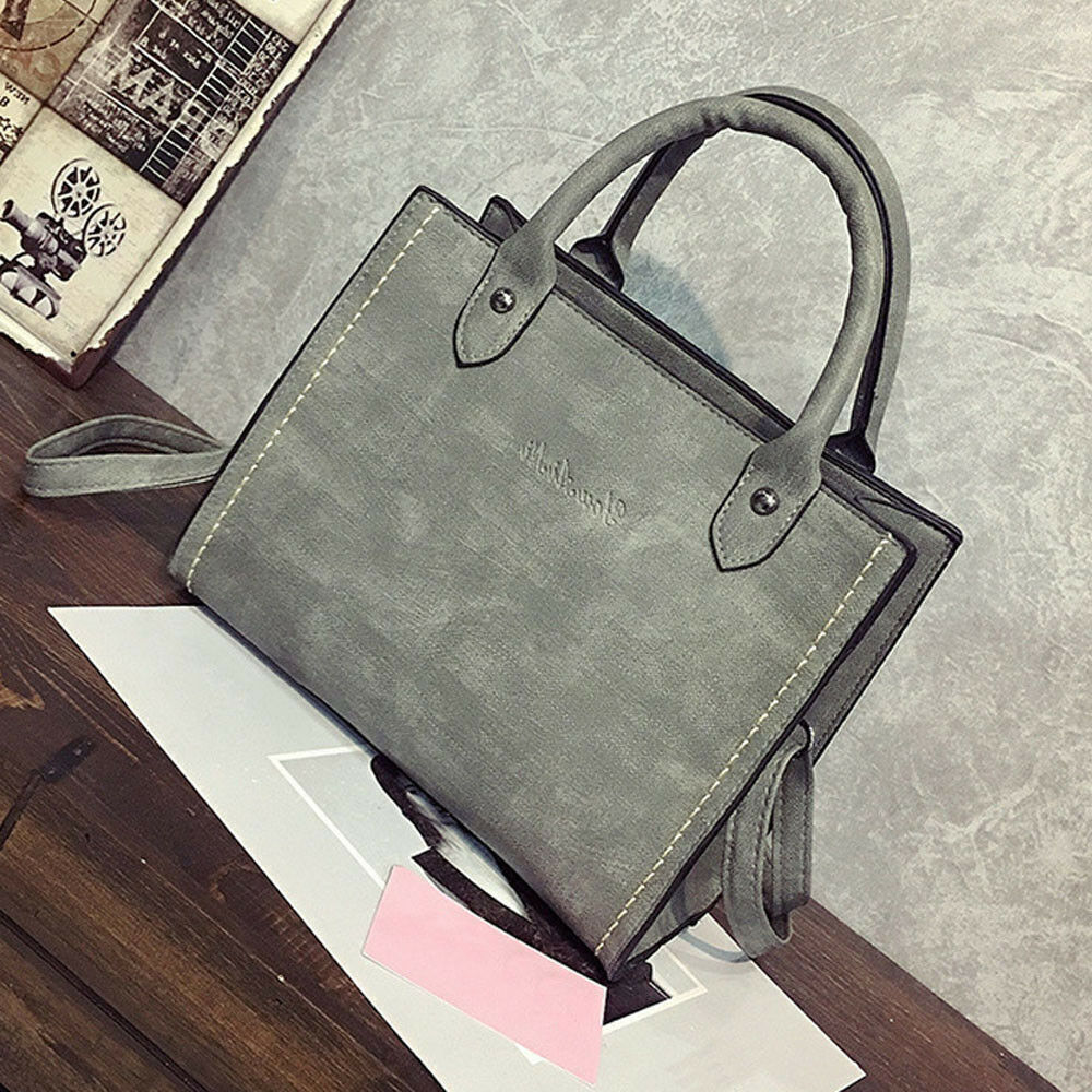 Women's Ladies Casual PU Leather Shoulder Bags with Corssbody Bag Handbag Purse