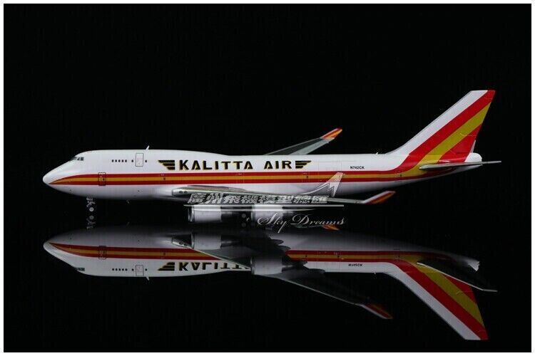 1:400 JC Wings KALITTA AIR BOEING 747-400BCF Freighter Diecast Airplane Model