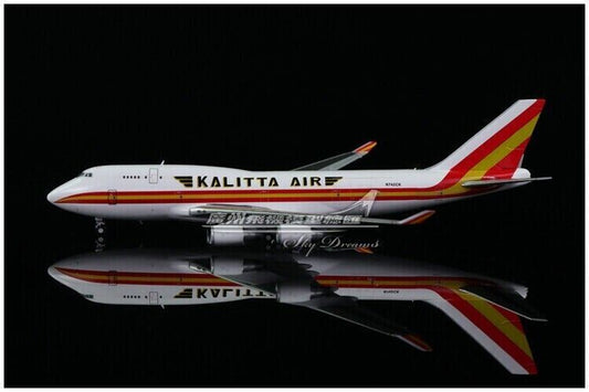 1:400 JC Wings KALITTA AIR BOEING 747-400BCF Freighter Diecast Airplane Model