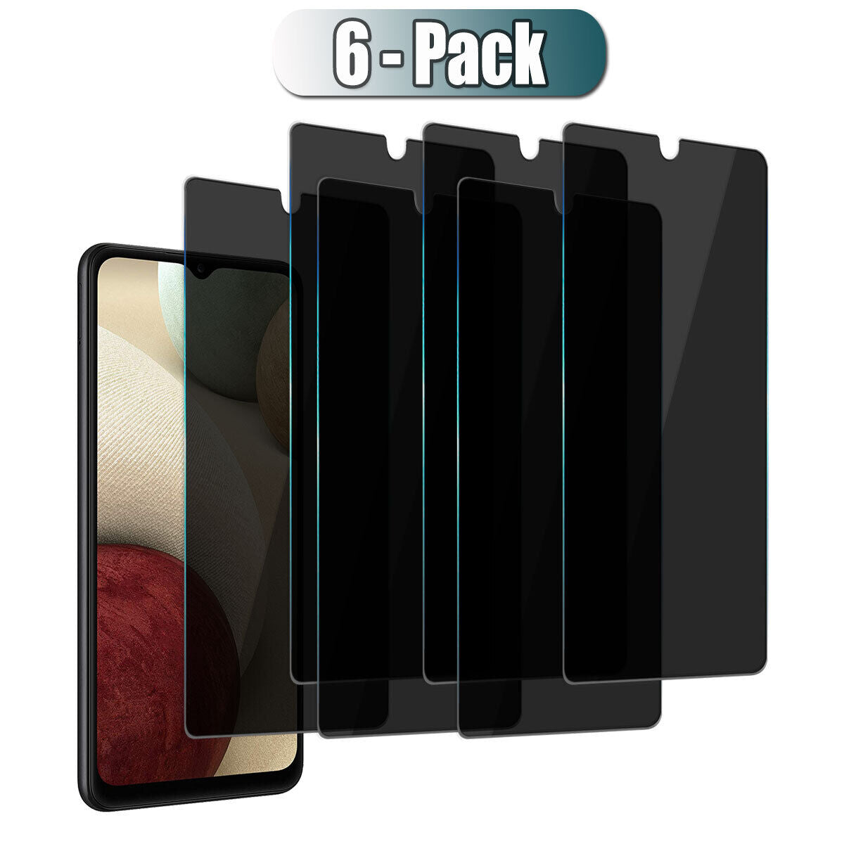 For Samsung Galaxy A12 4G 5G Privacy Tempered Glass Anti-Spy Screen Protector