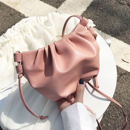 Shoulder Bag Fashion Messenger Bag Mini Cloud Purse Single Strap Handbags Zipper