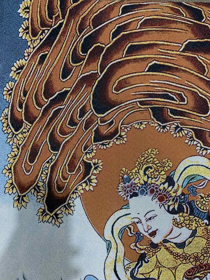 36" Tibet Tibetan Cloth Silk Buddhism Vajravarahi Buddha Tangka Thangka Mural