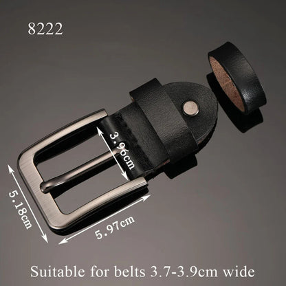 Men Belt Head Alloy Replacement Parts Jeans Waistband DIY Craft Sewing Accessory