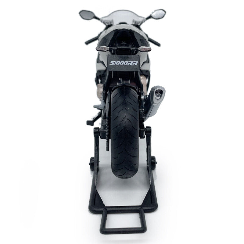 1/12 BMW S1000RR Motorcycle Model Diecast Toy Vehicle Boys Toys Kids Gifts Gray