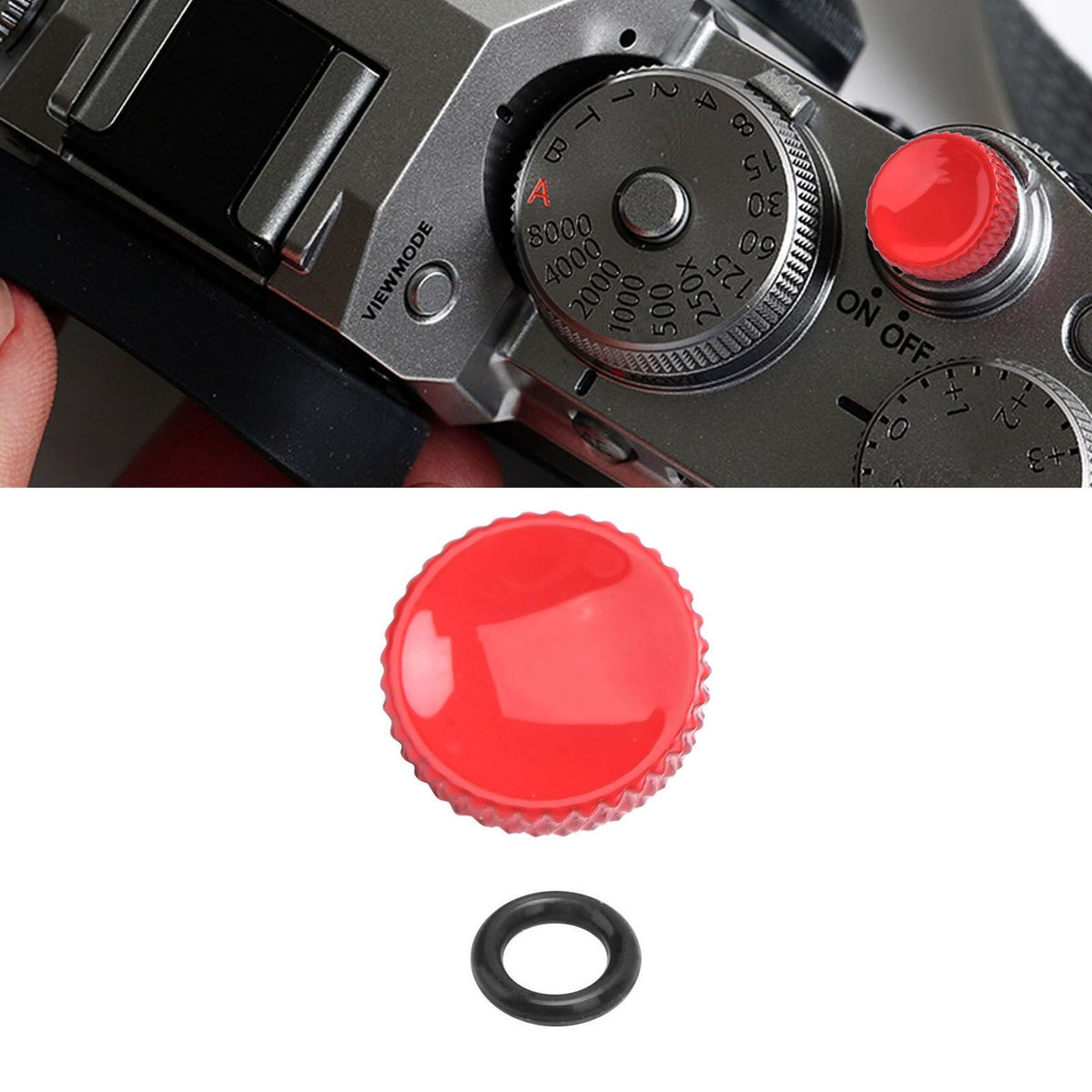Red Shutter Release Button For Rolleiflex For Nikon For Canon For Fujifilm