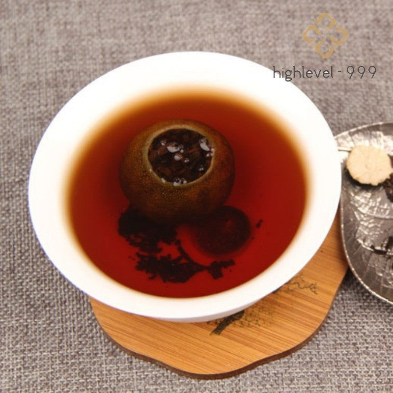 100g Ripe Pu'er Tea Xiaoqinggan Xinhui Chenpi Sun Dried Grade Scented Tea