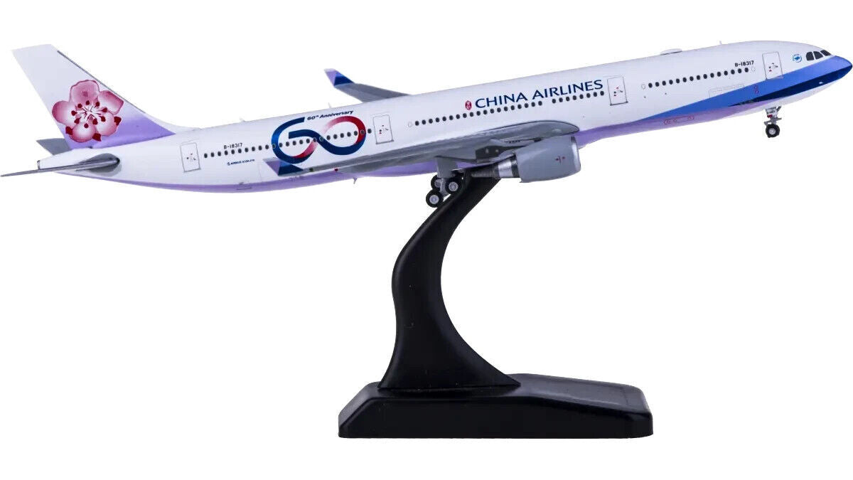 1:400 JC Wings CHINA AIRLINES AIRBUS A330-300 Passenger Airplane Diecast Model