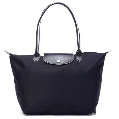 New Fashion High Capacity Embroidered Nylon Shoulder Bag Shopping Bag