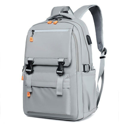 Black Backpack Men Women Laptop Bag Sport Travel Bagpacks Student Schoolbag