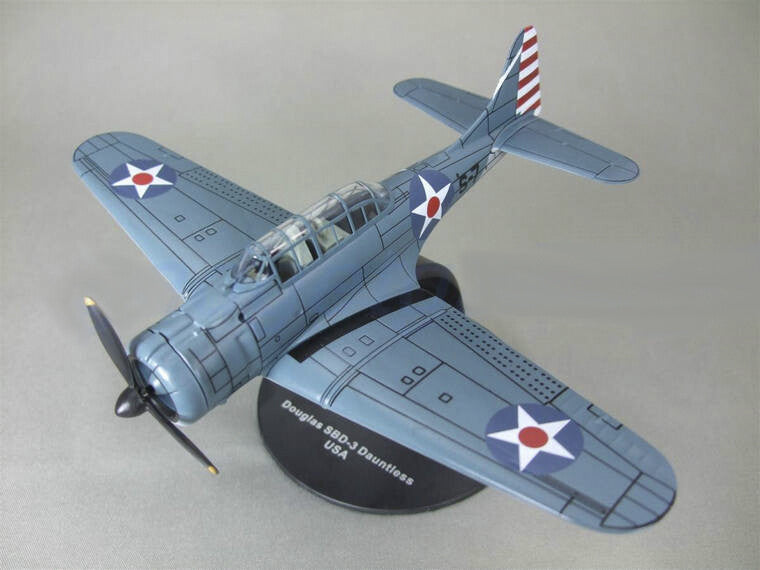 IXO SBD SBD-3 Intrepid dive bomber Enterprise 1942 1/72 diecast model aircraft