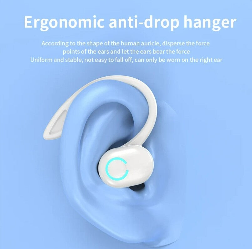 Bluetooth 5.1 Headset Wireless Earbuds Earphones Stereo Headphones Ear Hook New