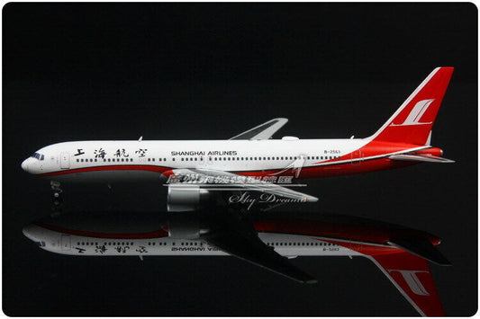 1:400 JC Wings SHANGHAI AIRLINES BOEING 767-300 Passenger Airplane Diecast Model