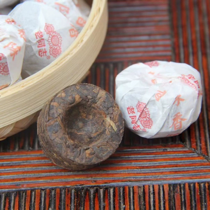 Haiwan Old Comrade CHEN XIANG Mini TuoCha Premium Puer Pu-erh Ripe Pu'er Tea