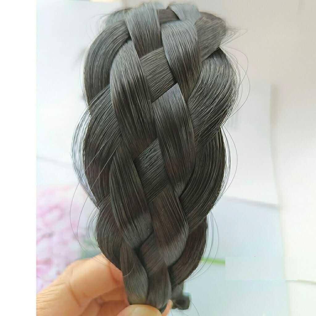 Headband Six-Strand Fishbone Braid Wig Non-Slip Widened Twist Thickened Hairband