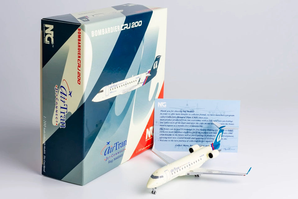 1:200 NG Model AirTran Bombardier CRJ200LR Plane Airplane Diecast Aircraft Model