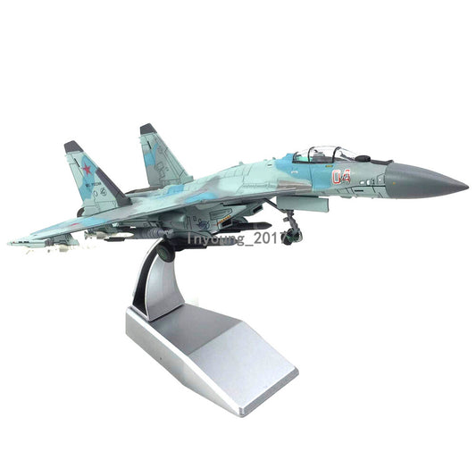 1/100 Russian SU-35 Super Flanker 2014 Fighter Diecast Military Airplane Model