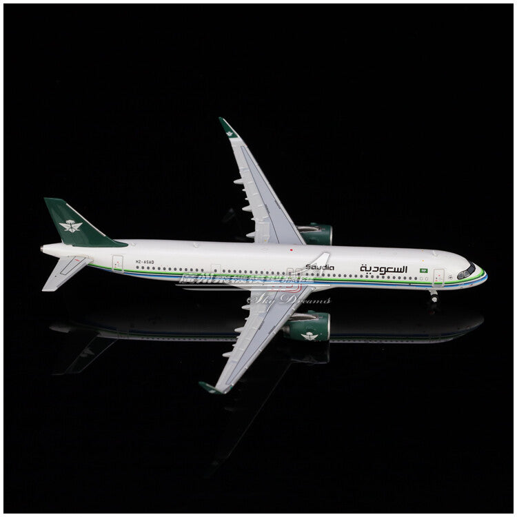 1:400 JC Wings Saudia Airbus A321neo Passenger Airplane Diecast Aircraft Model