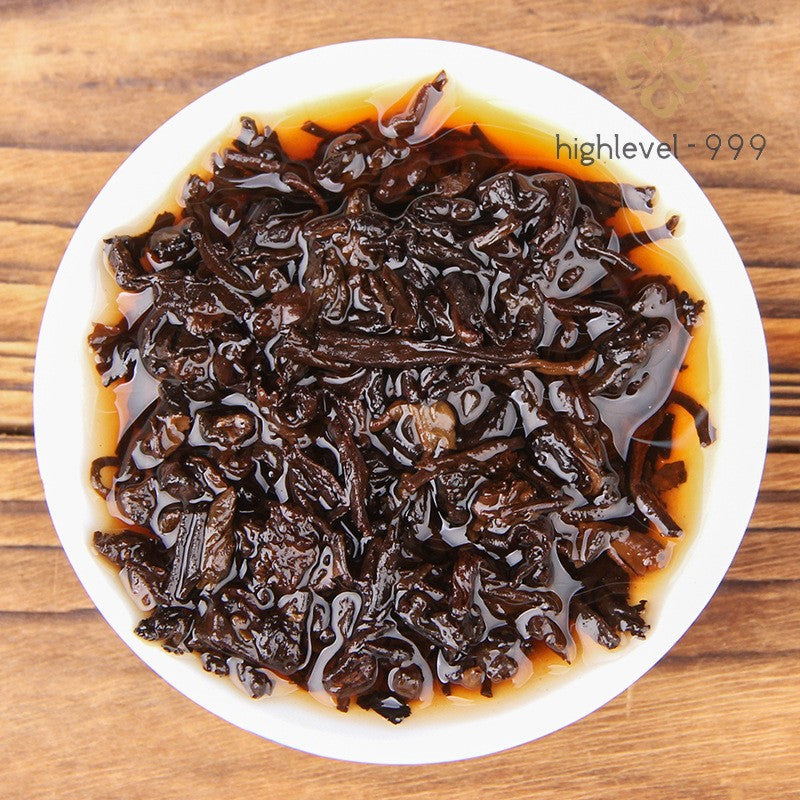 36g Ripe Pu'er Yunnan Laobanzhang Chenxiang Aged Mini Compressed Tea Brick
