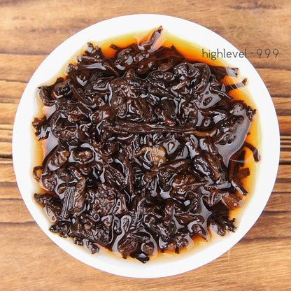 36g Ripe Pu'er Yunnan Laobanzhang Chenxiang Aged Mini Compressed Tea Brick