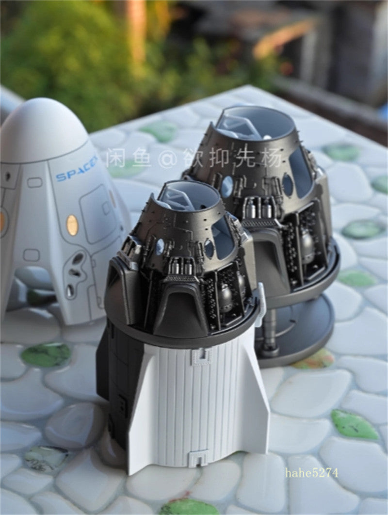 1/72 Space Manned Dragon Spaceship 3D Printed Finished Product Model Decoration
