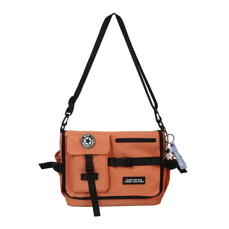 Square Bag Harajuku Men Crossbody Bags Women Girls School Book Bag Shoulder Bag