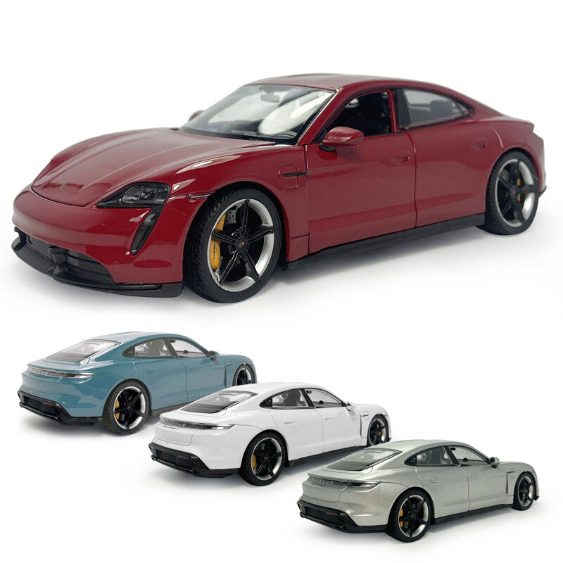 1:24 Porsche Taycan Turbo S Model Car Diecast Vehicle Toys for Boys Gifts Adults