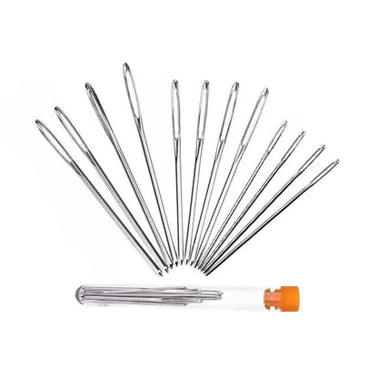 9-20Pcs Leather Sewing Needles Awl Shoe Repair Stitching Tool Sewing Accessories
