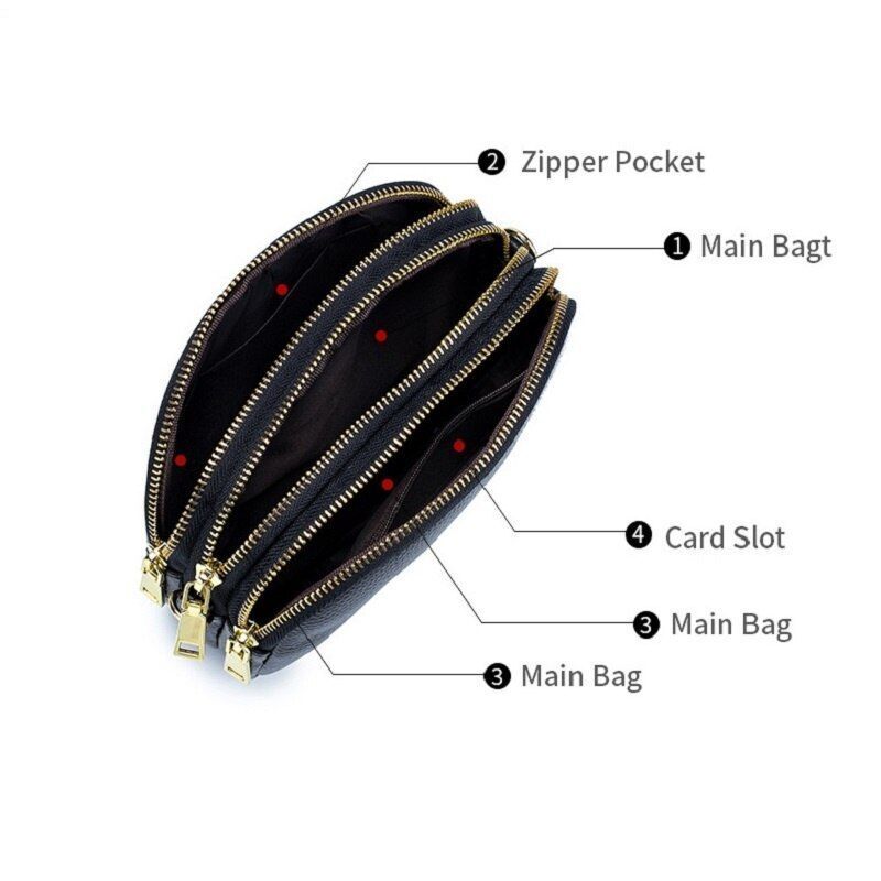 Casual Crossbody Bag Retro Shoulder Bag Flap Cow Leather Messenger Bags Handbags