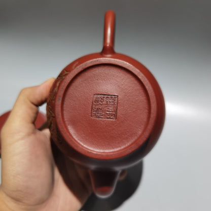 vintage chinese yixing purple clay teapot zisha ceremony exquisite teaware rare