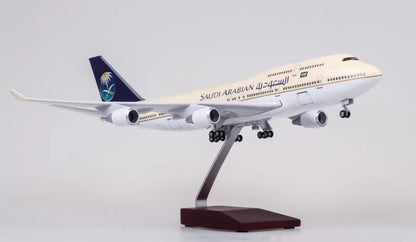 47CM 1:150 SAUDI ARABIAN BOEING 747-400 Airplane Landing Gears Resin Model