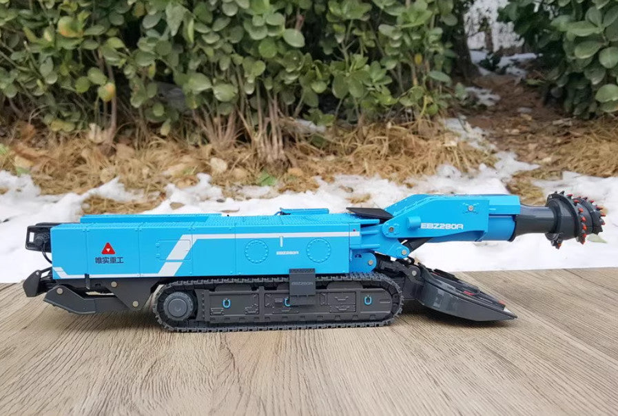 1:35 Weishi EBZ280R Roadheader Tunneling Machine Rock Equipment Diecast Model