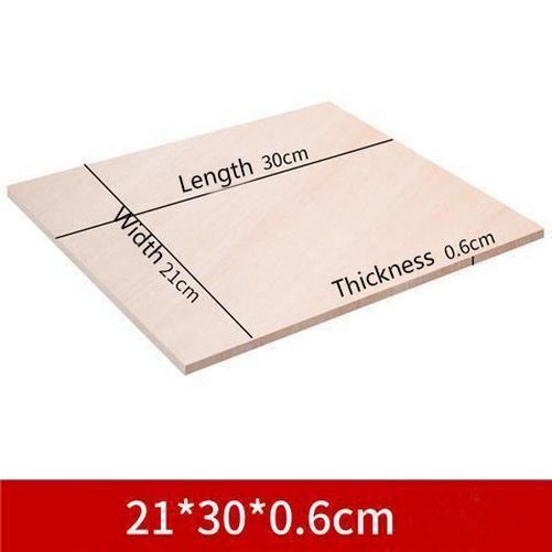 Basswood Plywood Multi Size Aviation Layer Board Plank Unfinished Wood Materials