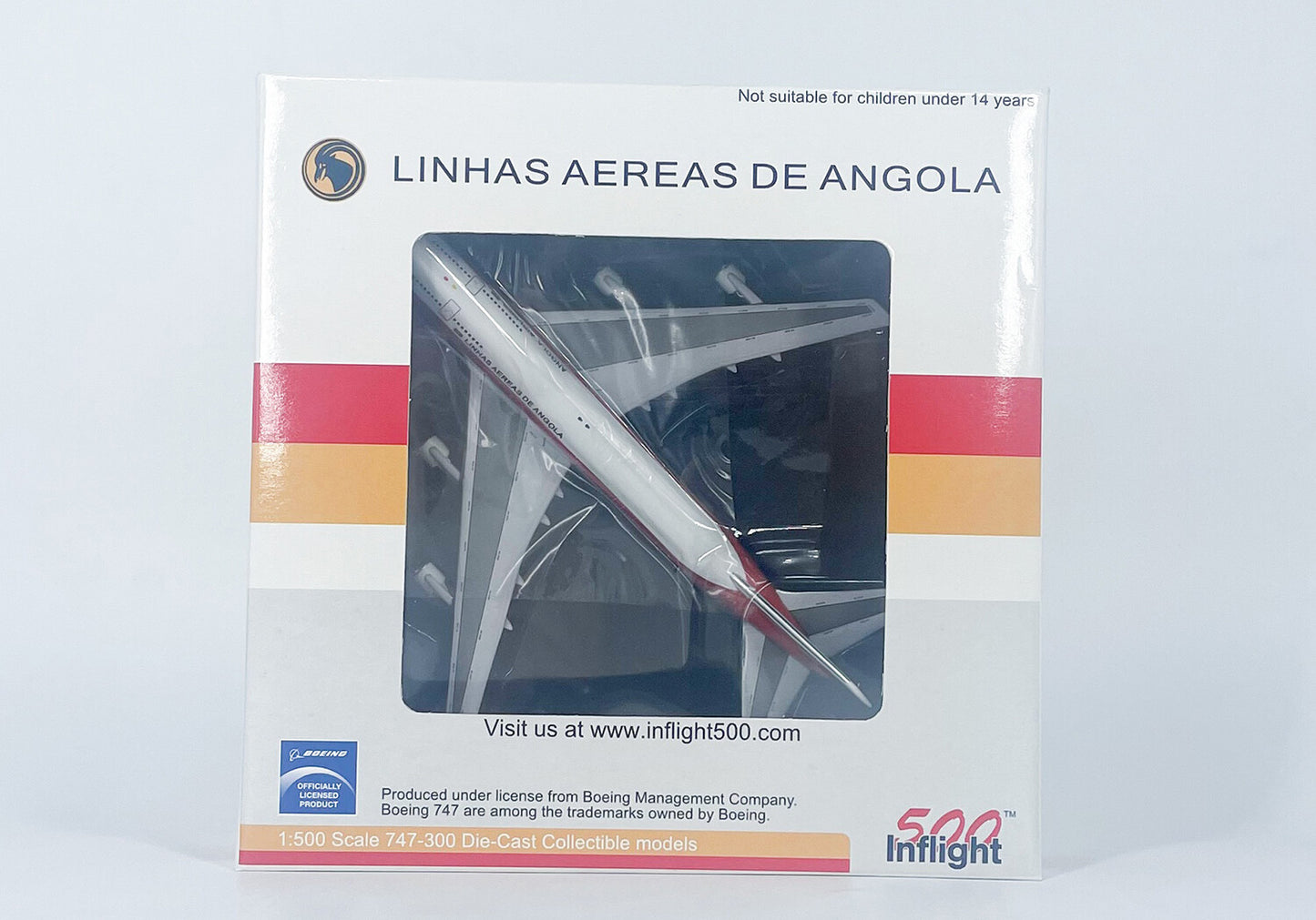 1:500 InFlight ANGOLA AIRLINES BOEING 747-300 Passenger Airplane Diecast Model