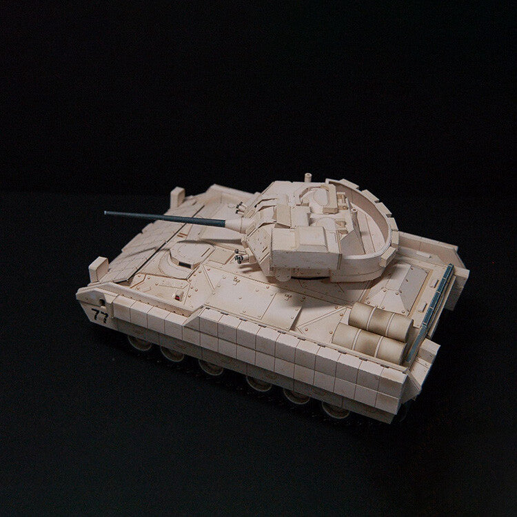 DIY US M2 Bradley Infantry Fighting Vehicle Paper Model 1:43 Handmade Model