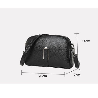 Shell Sling Vintage Purse Handbag Genuine Leather Tote Shoulder Messenger Purse