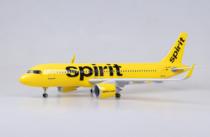 1:80 47CM Spirit AIRBUS A320neo Airplane Landing Gear Resin Aircraft Model