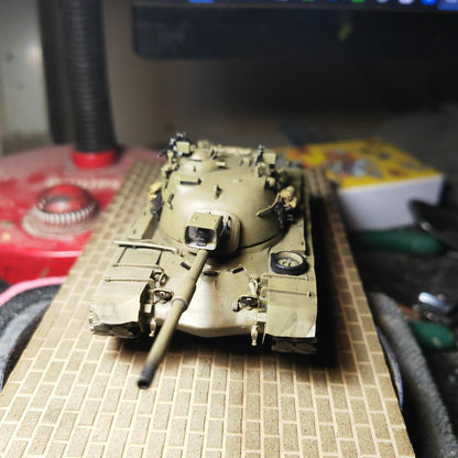 3D Printed 1/72 American M48A5 Tank Finished Product