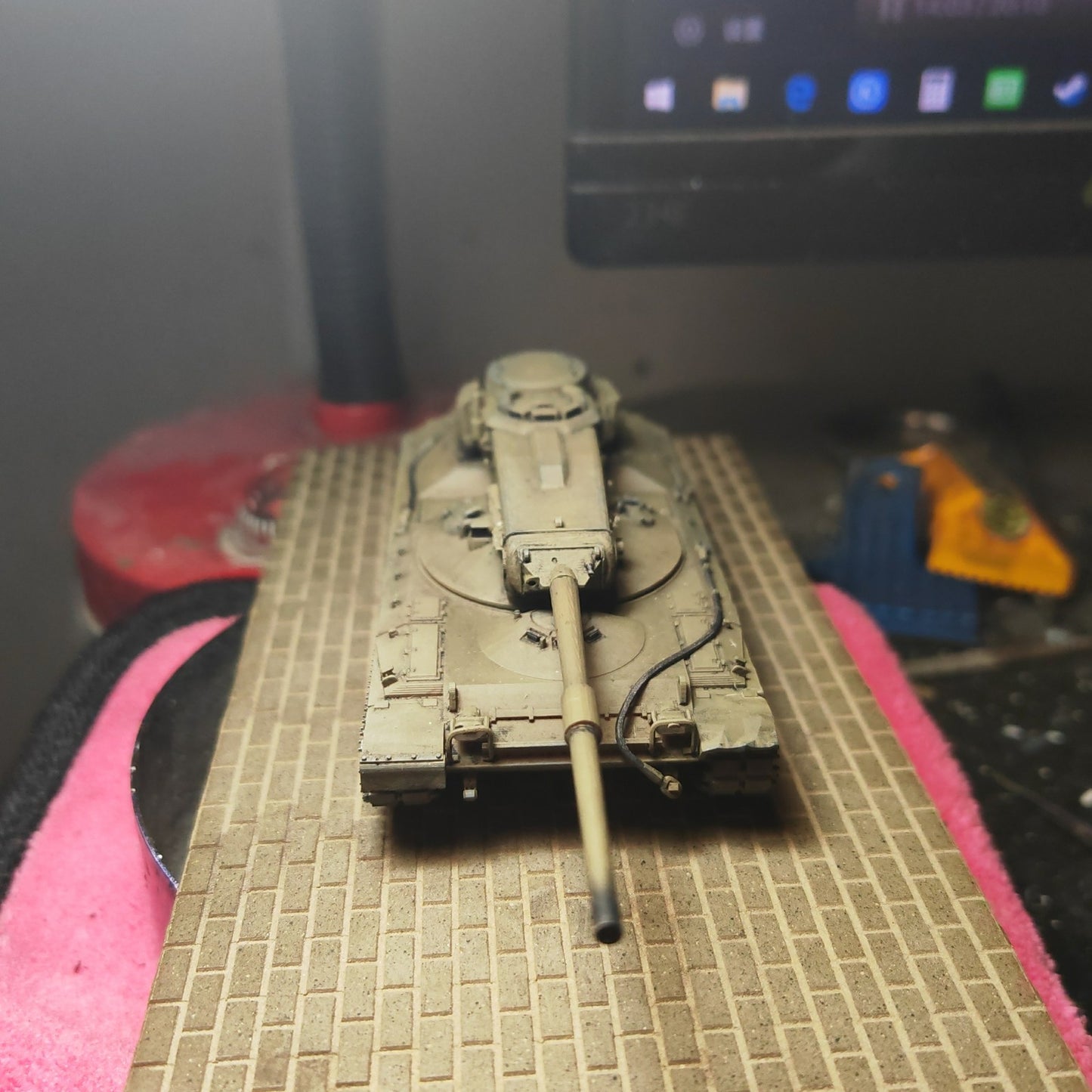 3D Printed 1/72 American Concept 1B Tank Finished Product
