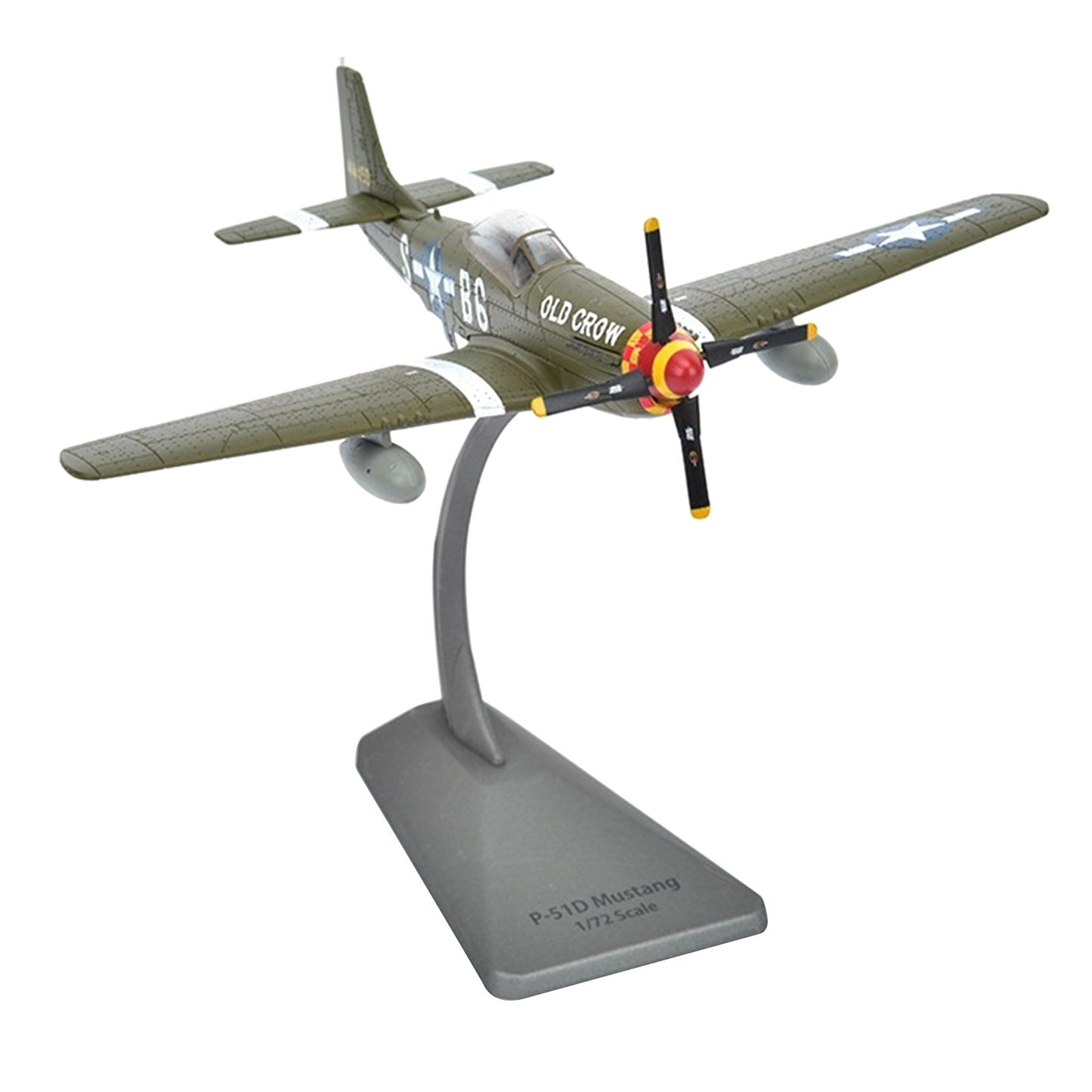 New 1:72 P51 Mustang Fighter Alloy Aircraft Model Plane Souvenir Static Display