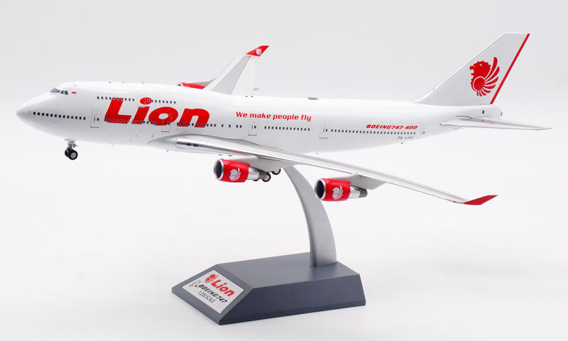 1:200 35CM InFlight Lion BOEING 747-400 Airplane Diecast Aircraft Plane Model