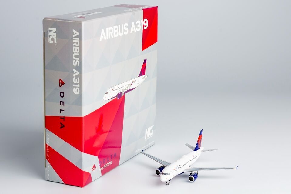 1:400 NG Model DELTA AIRBUS A319 Passenger Airplane Diecast Aircraft Plane Model