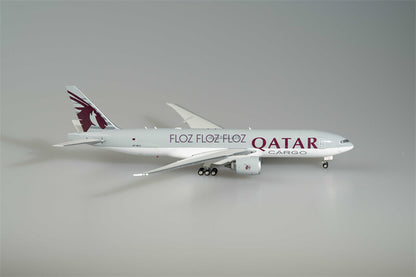 Phoenix Qatar Cargo for Boeing B777-200F A7-BFC LTD 1:400 Plane Pre-built Model