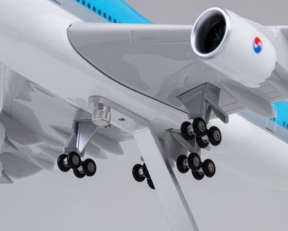 47CM 1:160 KOREAN AIR BOEING 747-8 Passenger Airplane Landing gears Resin Model