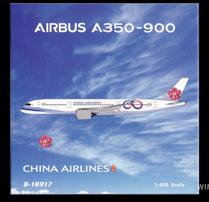 1:400 Phoenix CHINA AIRLINES AIRBUS A350-900 Passenger Airplane Diecast Model